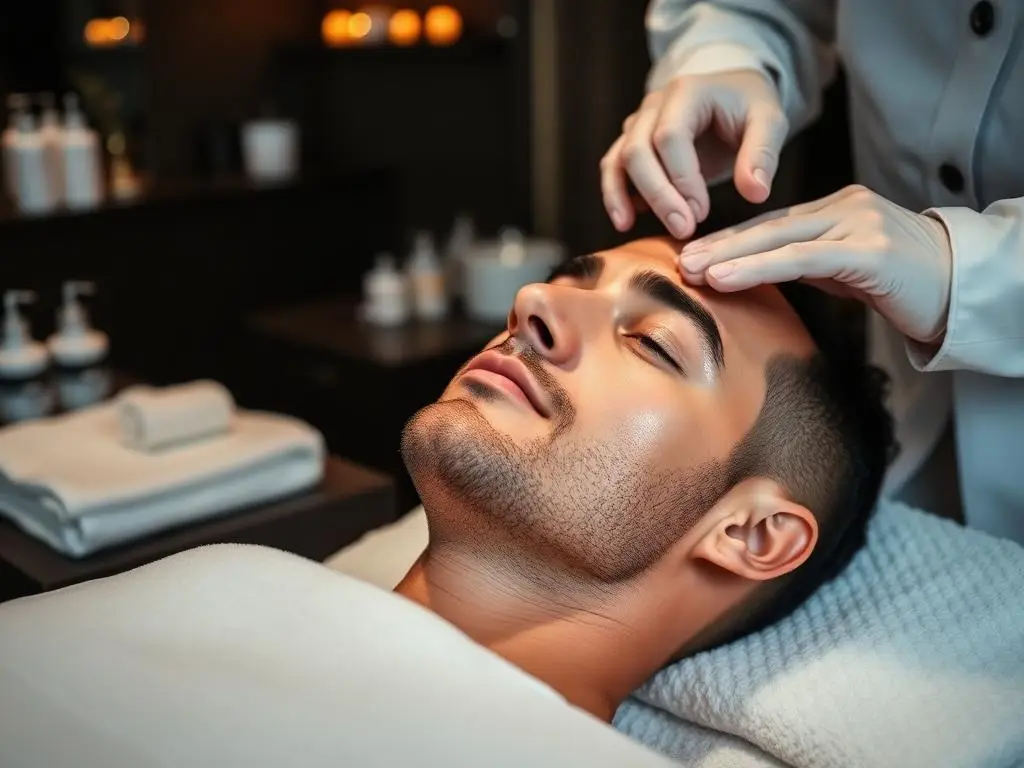 Limpeza de pele masculina no ELLA MEN, estética masculina em Valinhos
