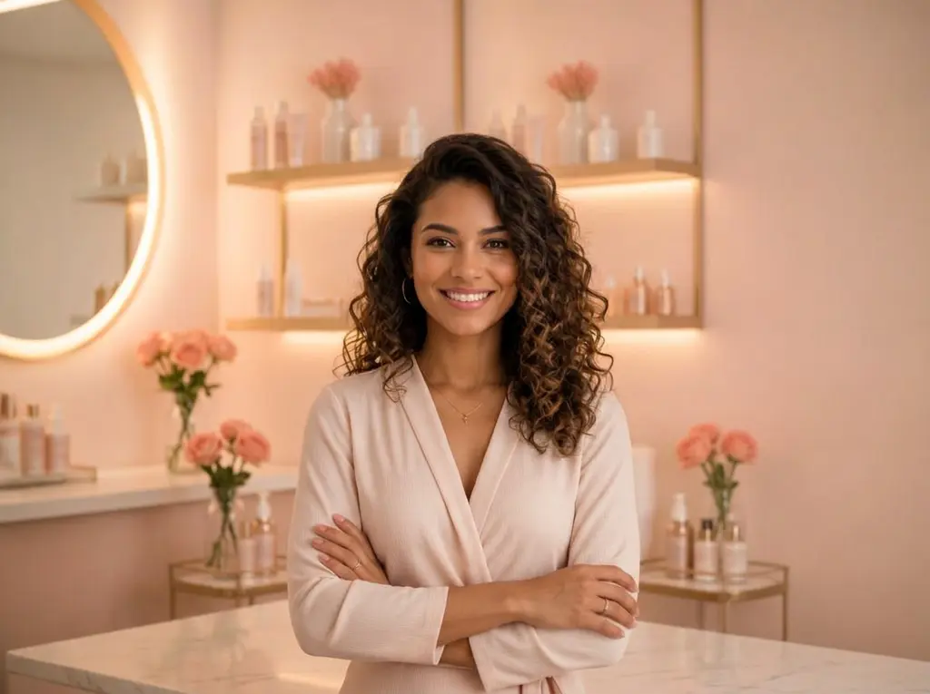 Ambiente acolhedor do ELLA Studio de beleza e estética em Valinhos